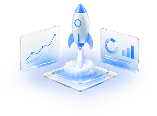 Celebration marking the first public launch milestone of a crypto trading platform